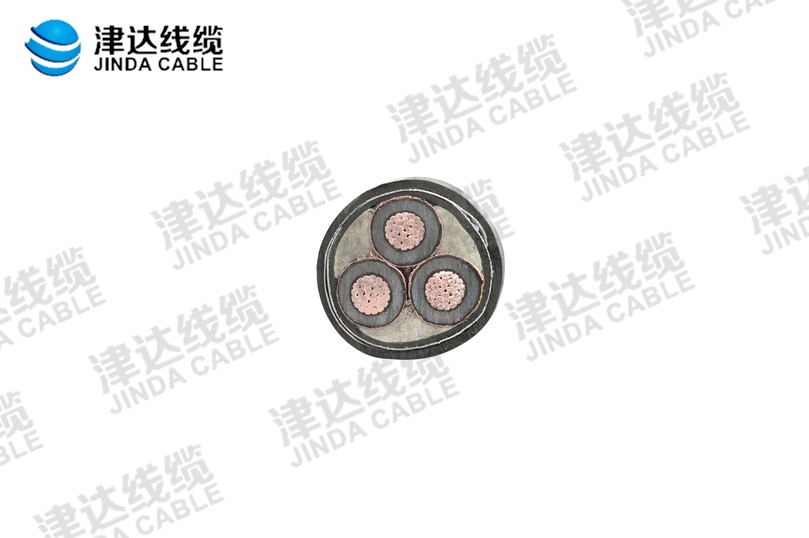 YJV22 鋼帶鎧裝交聯聚乙烯絕緣聚氯乙烯護套電力電纜 3*150㎡
